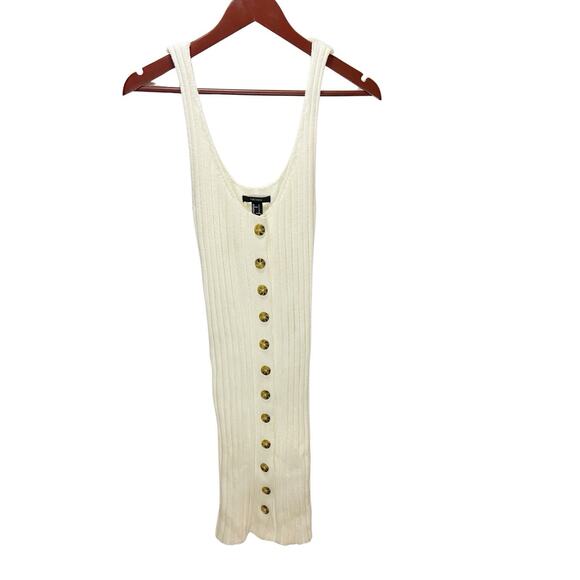 Forever 21 Dresses & Skirts - Forever 21 Cream Boho Sweater Dress sz S
